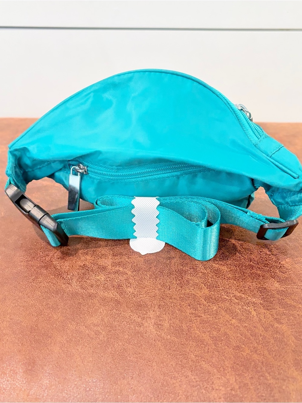 Joy Teal Nylon Travel Tote & Belt Bag Set Y2K Sportcore Coastalcore Vacation Gym - Picture 14 of 15